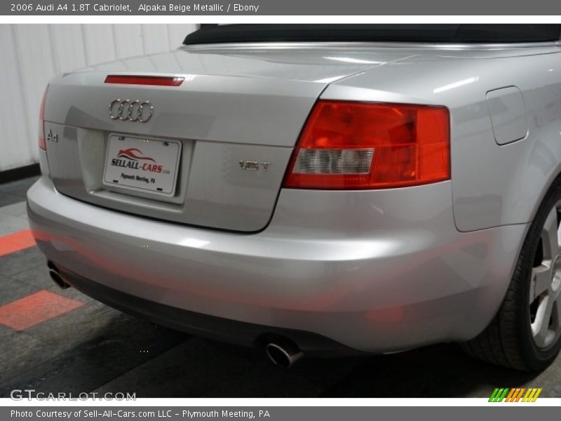 Alpaka Beige Metallic / Ebony 2006 Audi A4 1.8T Cabriolet