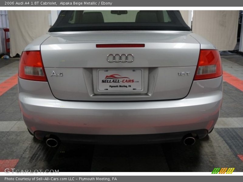 Alpaka Beige Metallic / Ebony 2006 Audi A4 1.8T Cabriolet