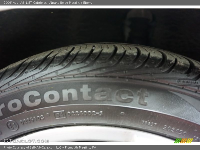 Alpaka Beige Metallic / Ebony 2006 Audi A4 1.8T Cabriolet