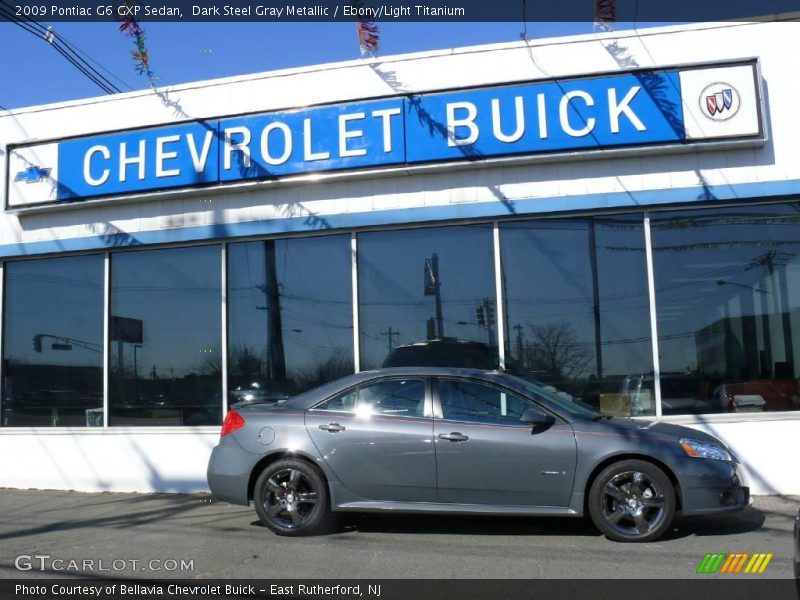 Dark Steel Gray Metallic / Ebony/Light Titanium 2009 Pontiac G6 GXP Sedan
