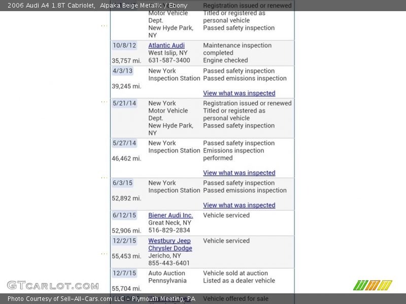 Books/Manuals of 2006 A4 1.8T Cabriolet