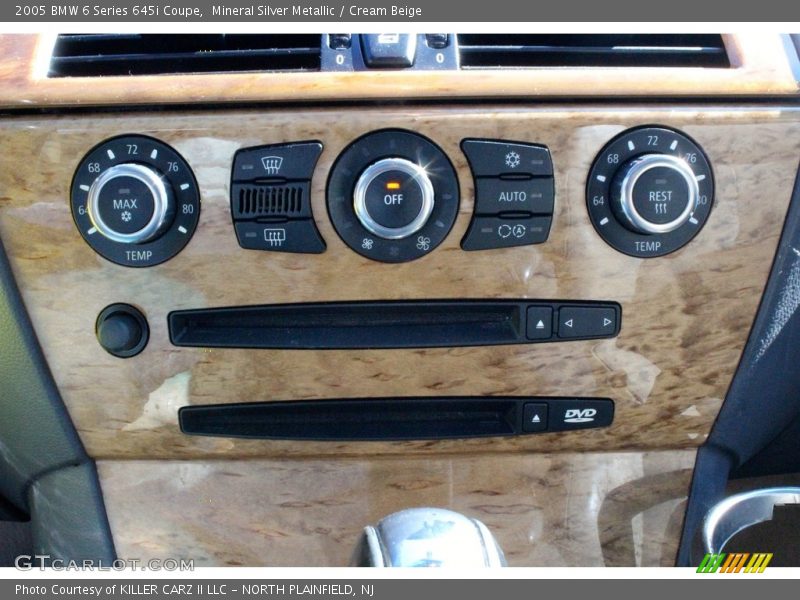 Mineral Silver Metallic / Cream Beige 2005 BMW 6 Series 645i Coupe