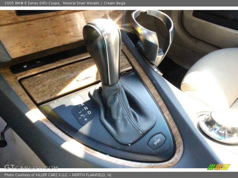 Mineral Silver Metallic / Cream Beige 2005 BMW 6 Series 645i Coupe