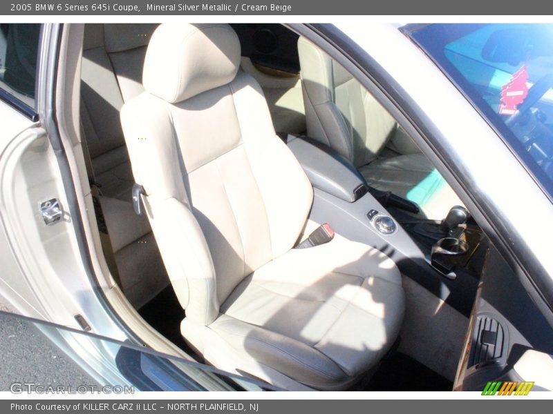 Mineral Silver Metallic / Cream Beige 2005 BMW 6 Series 645i Coupe