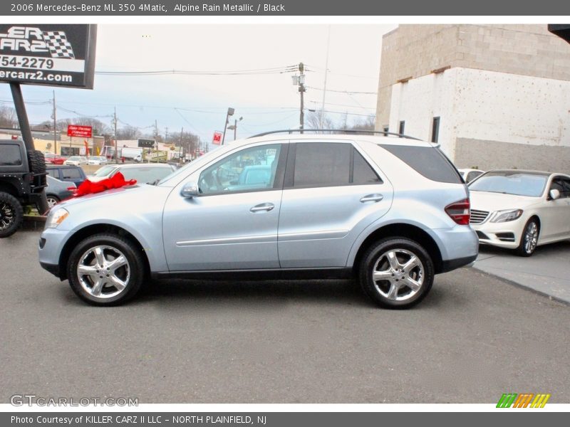 Alpine Rain Metallic / Black 2006 Mercedes-Benz ML 350 4Matic