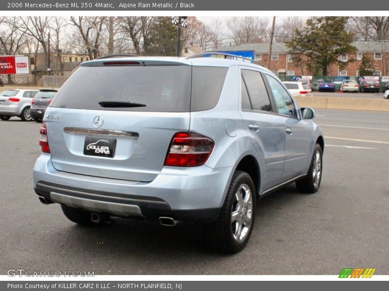 Alpine Rain Metallic / Black 2006 Mercedes-Benz ML 350 4Matic