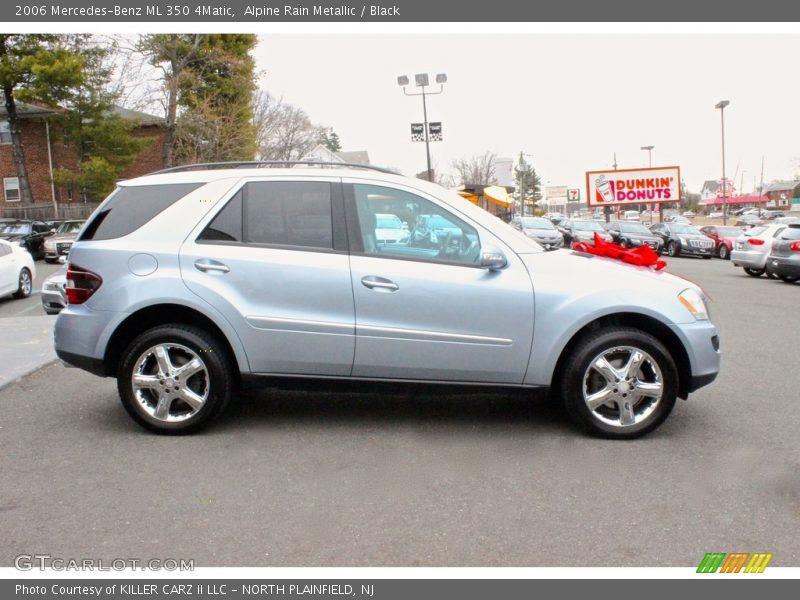 Alpine Rain Metallic / Black 2006 Mercedes-Benz ML 350 4Matic