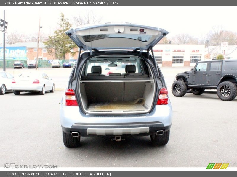 Alpine Rain Metallic / Black 2006 Mercedes-Benz ML 350 4Matic