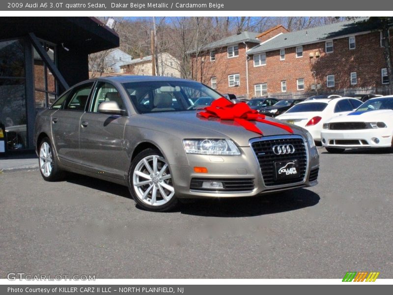 Dakar Beige Metallic / Cardamom Beige 2009 Audi A6 3.0T quattro Sedan