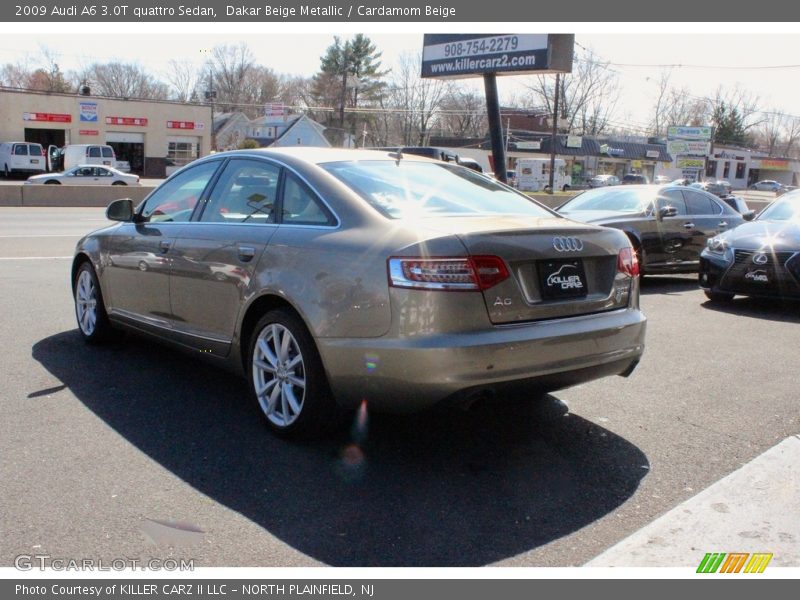 Dakar Beige Metallic / Cardamom Beige 2009 Audi A6 3.0T quattro Sedan