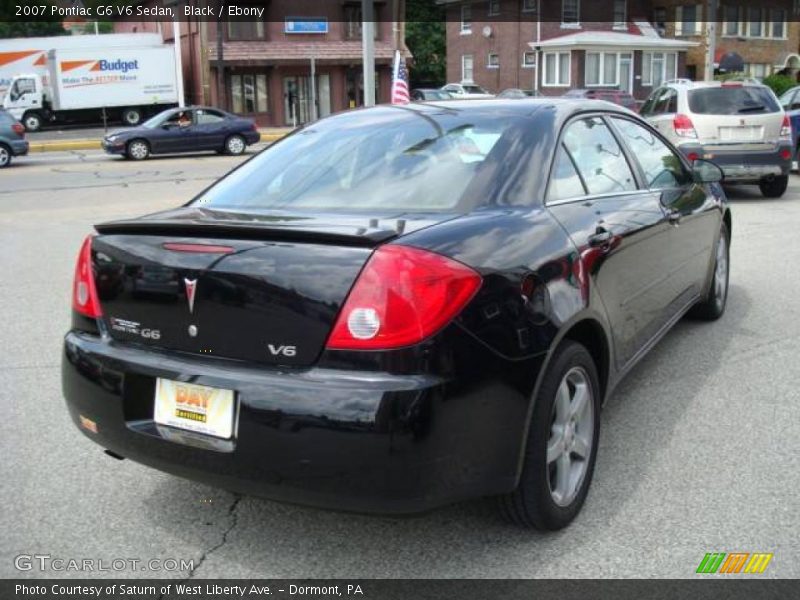 Black / Ebony 2007 Pontiac G6 V6 Sedan