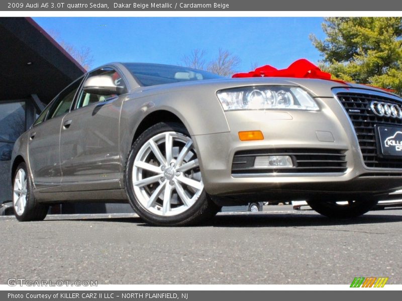 Dakar Beige Metallic / Cardamom Beige 2009 Audi A6 3.0T quattro Sedan