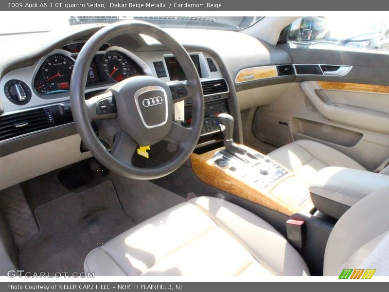 Dakar Beige Metallic / Cardamom Beige 2009 Audi A6 3.0T quattro Sedan