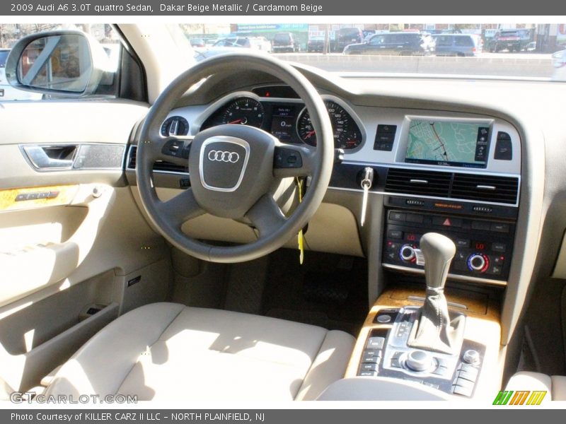 Dakar Beige Metallic / Cardamom Beige 2009 Audi A6 3.0T quattro Sedan