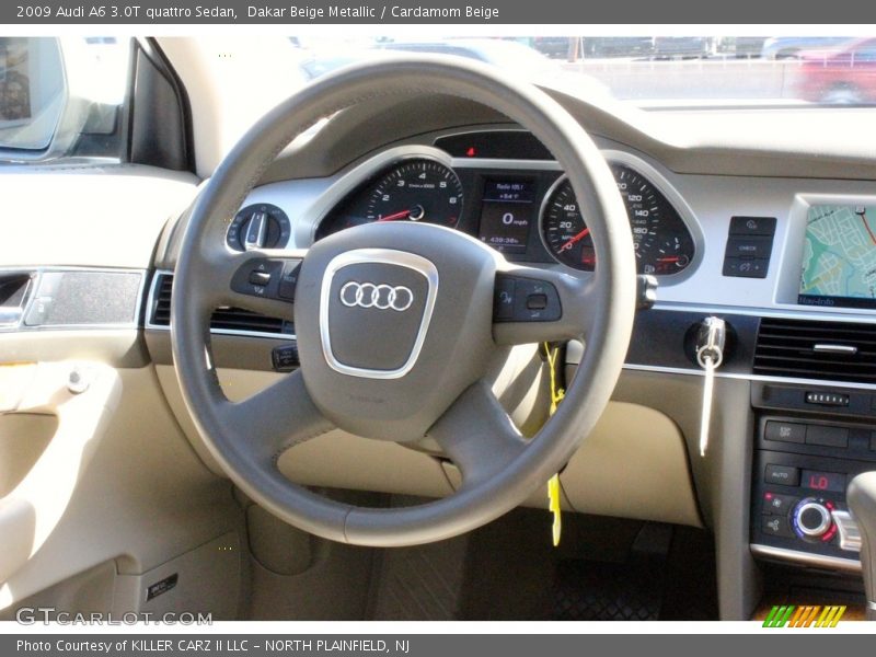 Dakar Beige Metallic / Cardamom Beige 2009 Audi A6 3.0T quattro Sedan