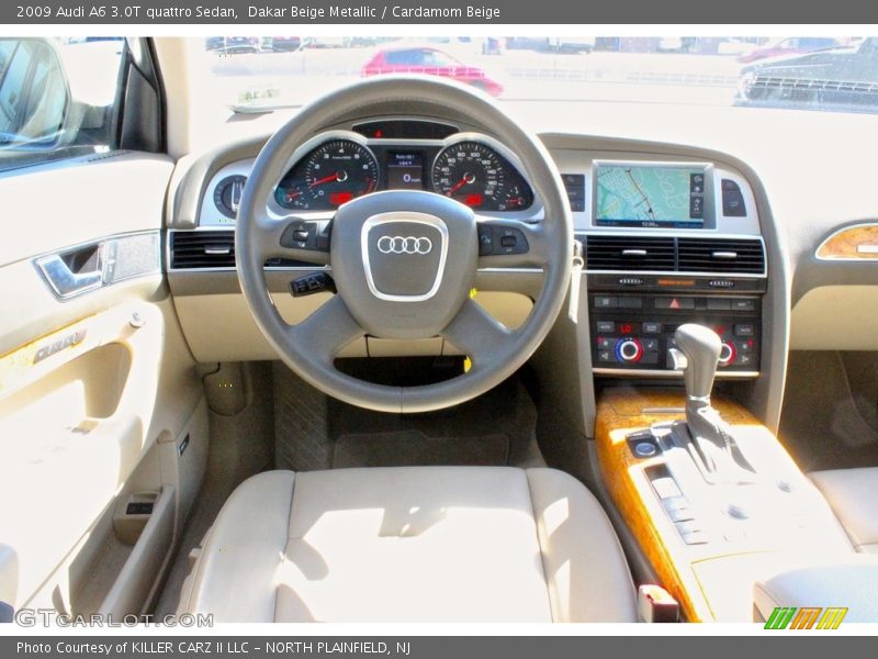 Dakar Beige Metallic / Cardamom Beige 2009 Audi A6 3.0T quattro Sedan