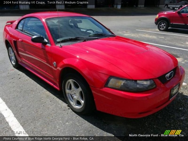 Torch Red / Medium Graphite 2004 Ford Mustang V6 Coupe