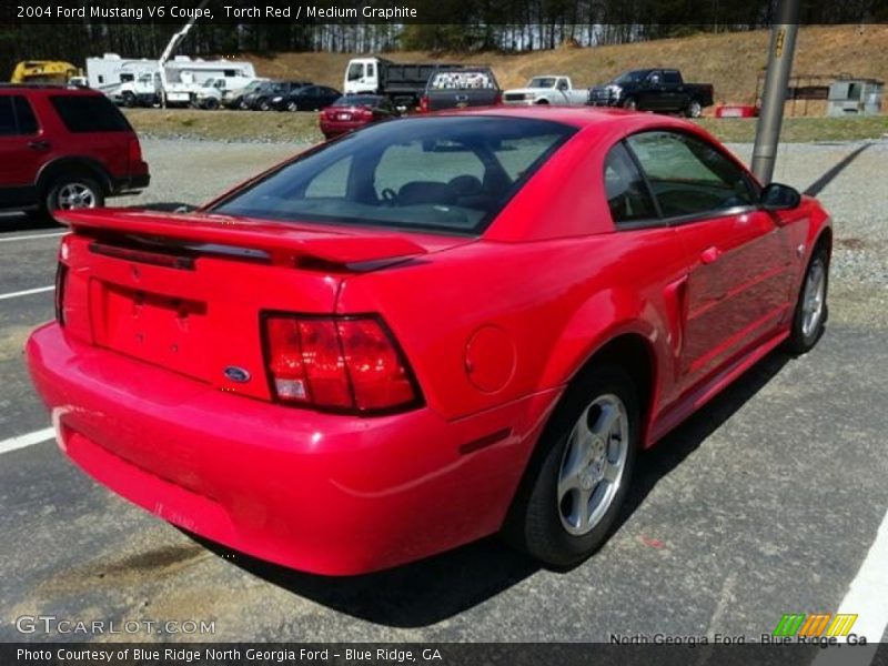 Torch Red / Medium Graphite 2004 Ford Mustang V6 Coupe