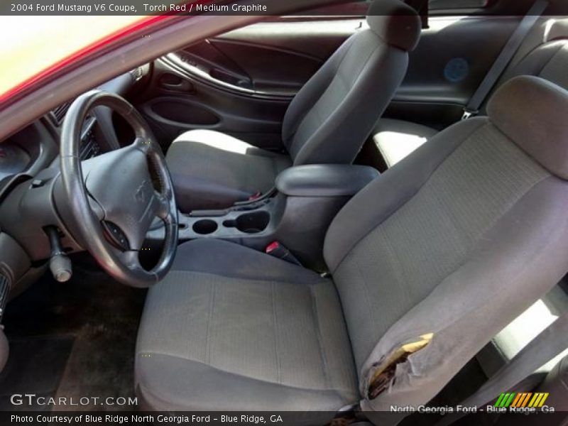 Torch Red / Medium Graphite 2004 Ford Mustang V6 Coupe