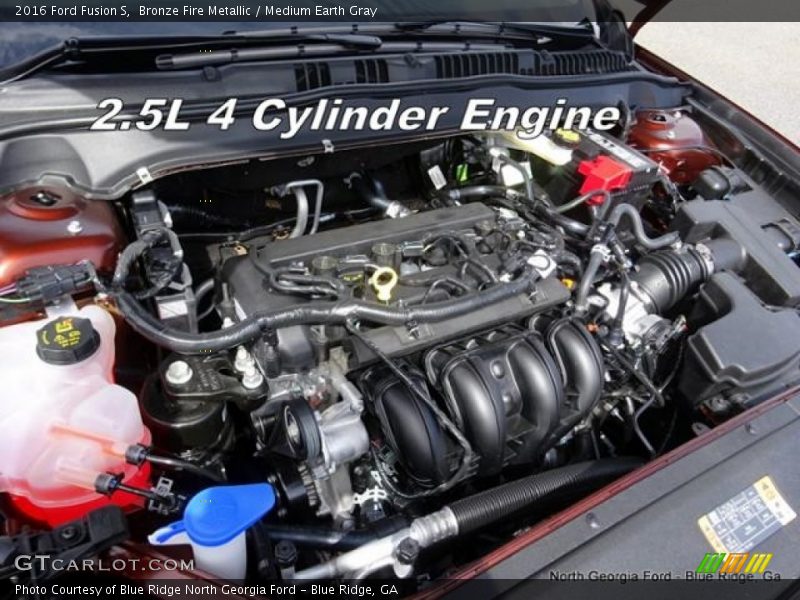 Bronze Fire Metallic / Medium Earth Gray 2016 Ford Fusion S