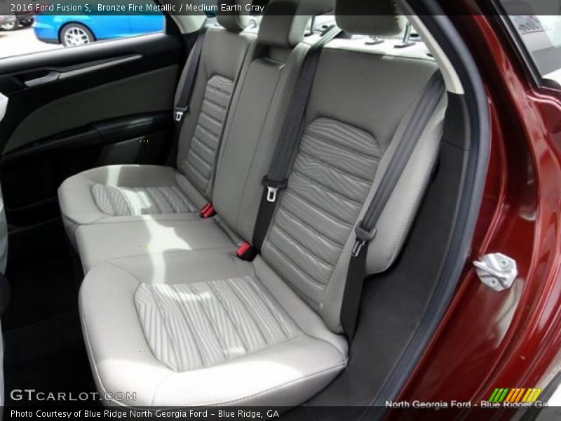 Bronze Fire Metallic / Medium Earth Gray 2016 Ford Fusion S