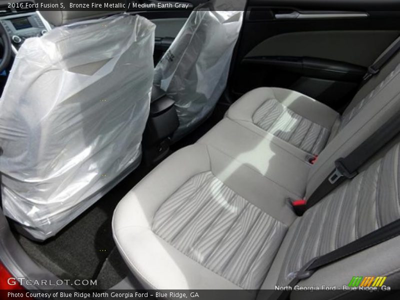 Bronze Fire Metallic / Medium Earth Gray 2016 Ford Fusion S