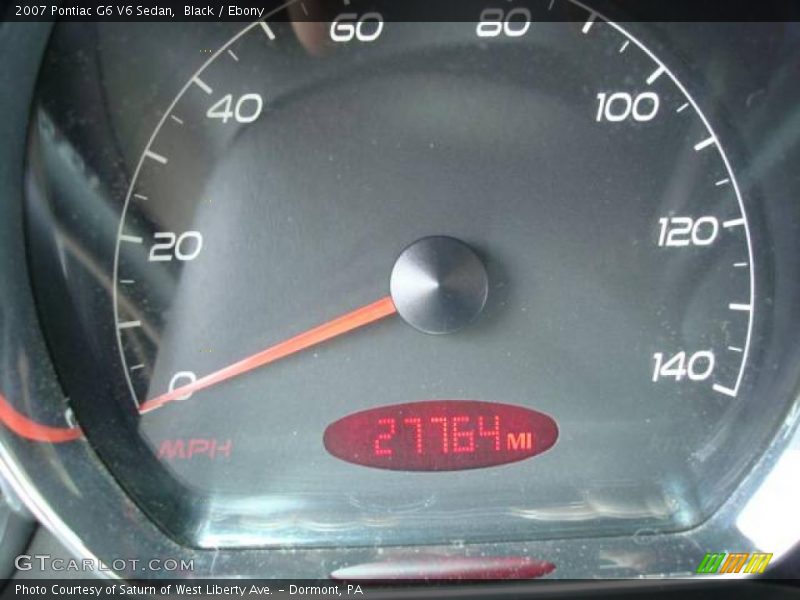 Black / Ebony 2007 Pontiac G6 V6 Sedan