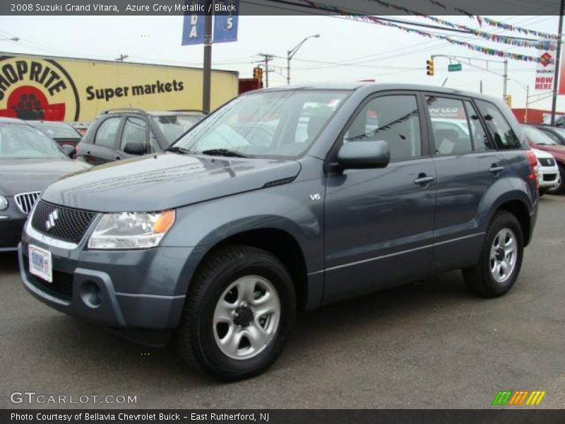 Azure Grey Metallic / Black 2008 Suzuki Grand Vitara