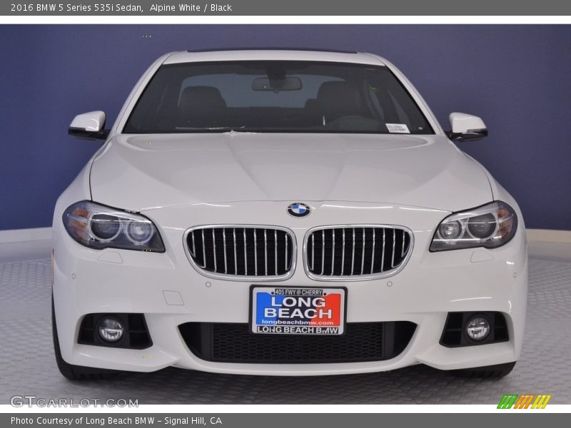 Alpine White / Black 2016 BMW 5 Series 535i Sedan