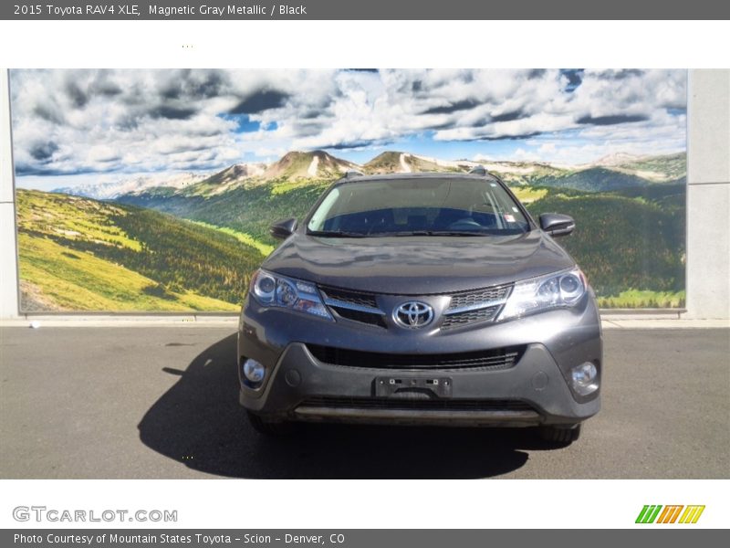 Magnetic Gray Metallic / Black 2015 Toyota RAV4 XLE