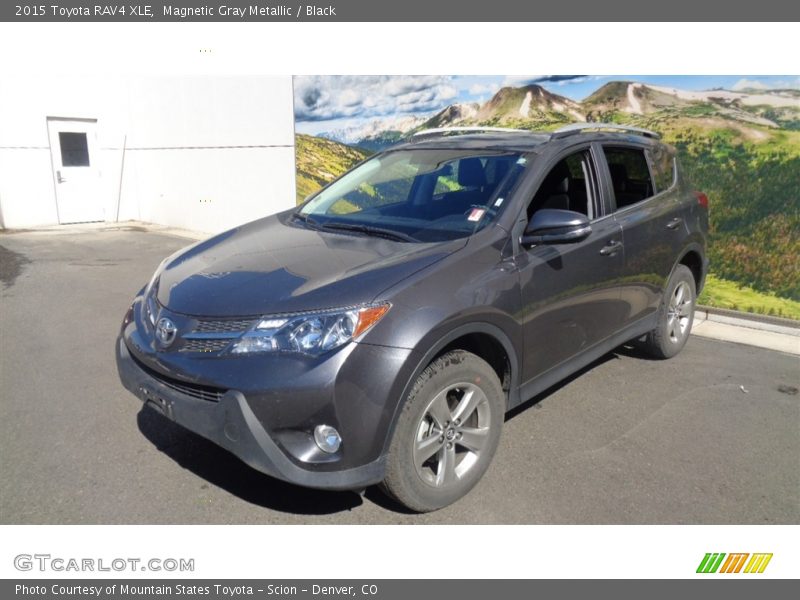 Magnetic Gray Metallic / Black 2015 Toyota RAV4 XLE