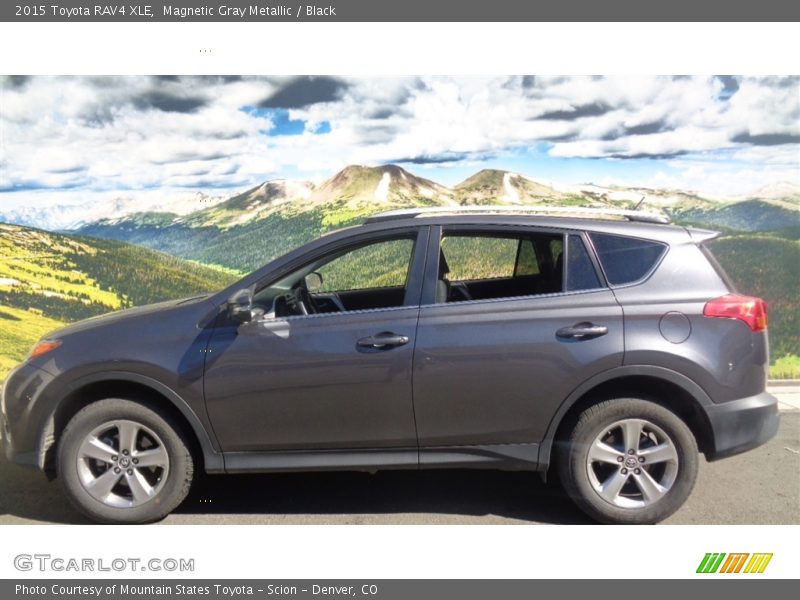 Magnetic Gray Metallic / Black 2015 Toyota RAV4 XLE
