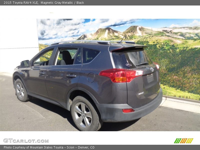 Magnetic Gray Metallic / Black 2015 Toyota RAV4 XLE