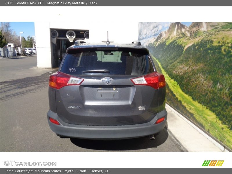 Magnetic Gray Metallic / Black 2015 Toyota RAV4 XLE