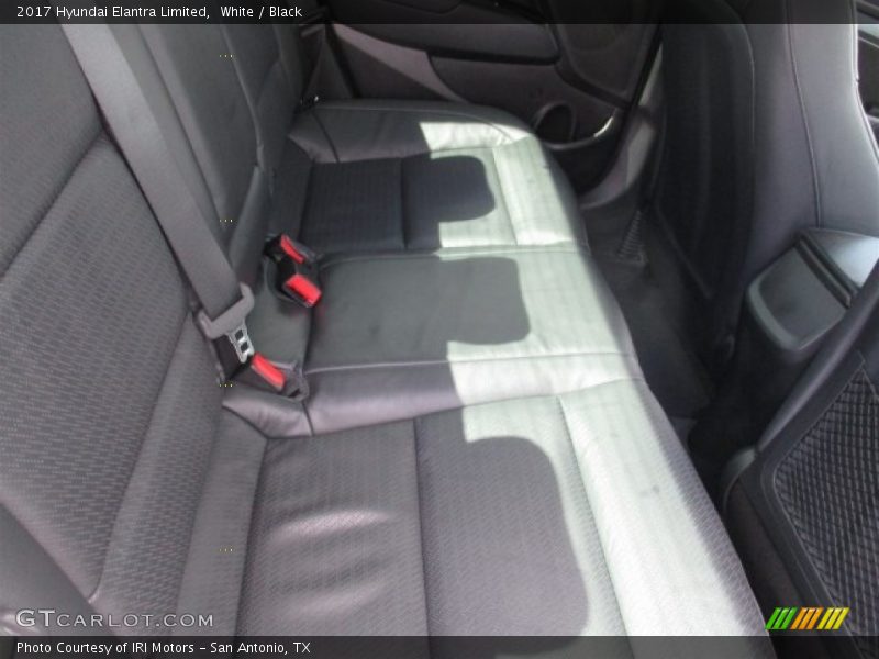 White / Black 2017 Hyundai Elantra Limited