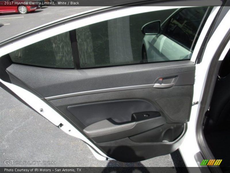 White / Black 2017 Hyundai Elantra Limited