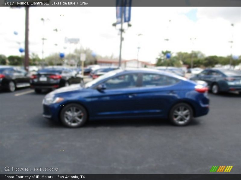 Lakeside Blue / Gray 2017 Hyundai Elantra SE