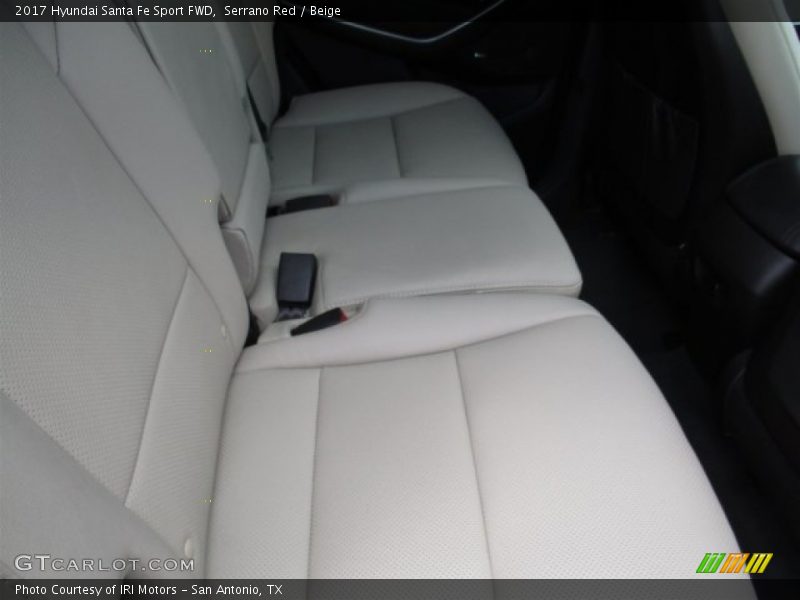 Serrano Red / Beige 2017 Hyundai Santa Fe Sport FWD
