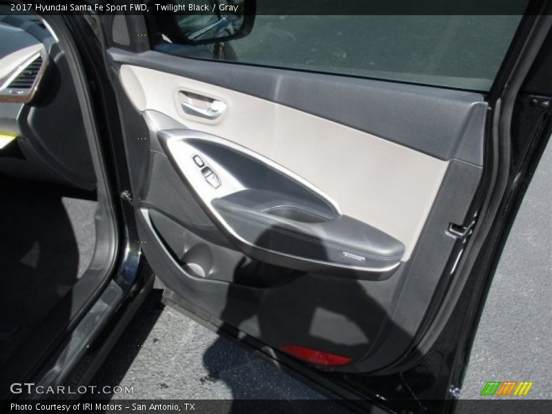 Twilight Black / Gray 2017 Hyundai Santa Fe Sport FWD