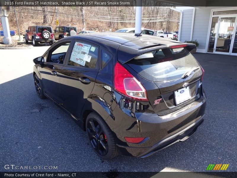 Shadow Black / ST Recaro Smoke Storm 2016 Ford Fiesta ST Hatchback