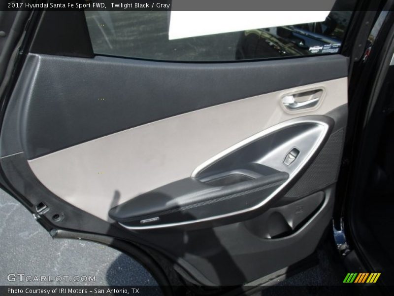 Twilight Black / Gray 2017 Hyundai Santa Fe Sport FWD