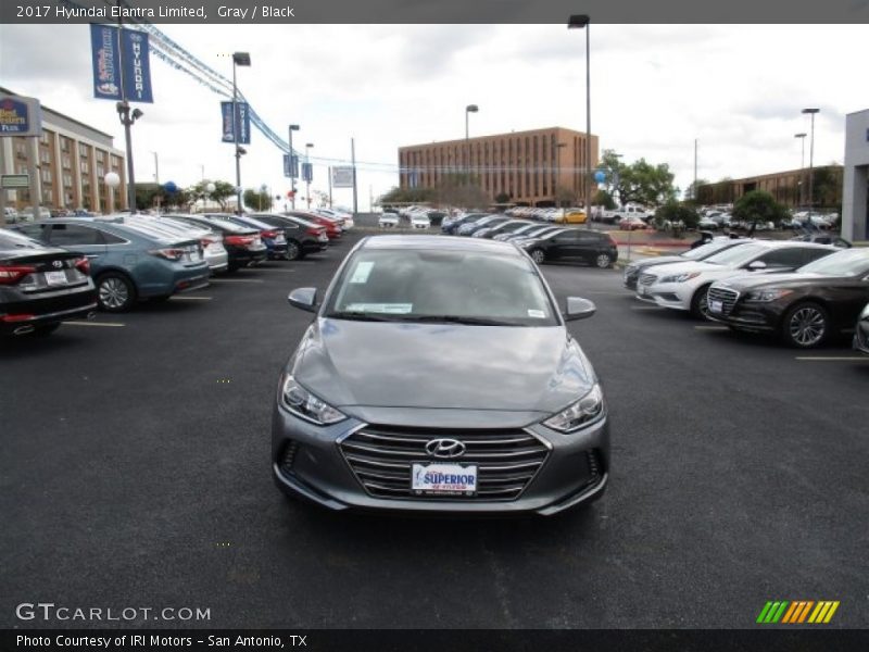 Gray / Black 2017 Hyundai Elantra Limited