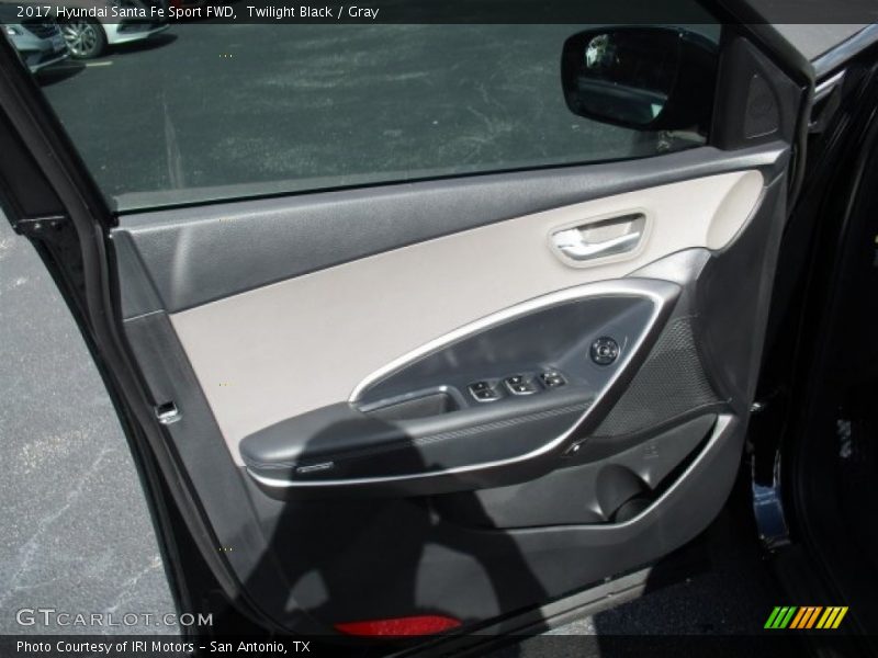 Twilight Black / Gray 2017 Hyundai Santa Fe Sport FWD