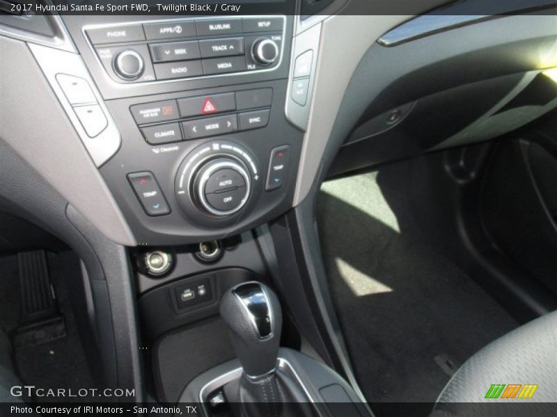 Twilight Black / Gray 2017 Hyundai Santa Fe Sport FWD