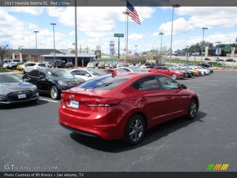 Red / Gray 2017 Hyundai Elantra SE