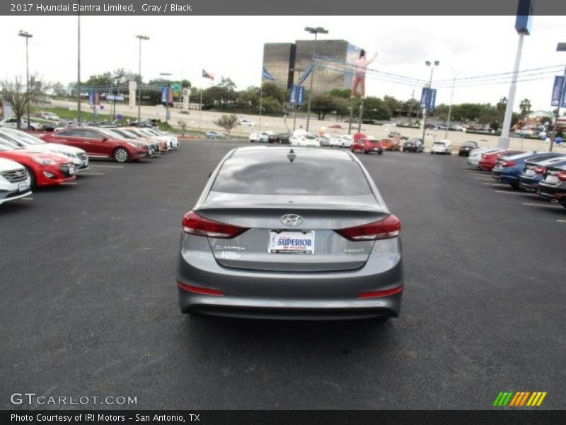 Gray / Black 2017 Hyundai Elantra Limited