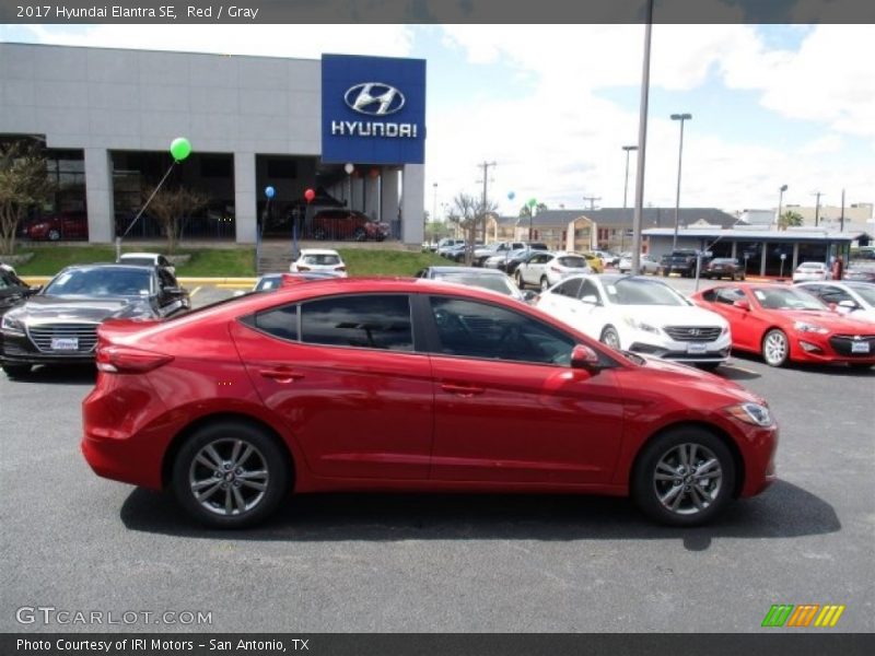 Red / Gray 2017 Hyundai Elantra SE