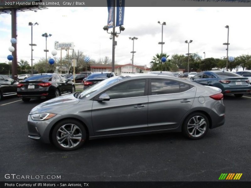 Gray / Black 2017 Hyundai Elantra Limited