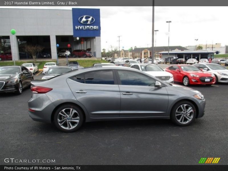 Gray / Black 2017 Hyundai Elantra Limited