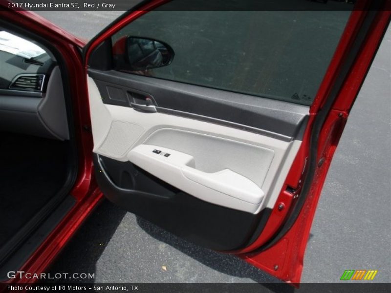Red / Gray 2017 Hyundai Elantra SE